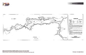 Contour map for Wakami Lake, Ontario