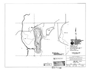 Contour map for Pine Lake, Minnesota