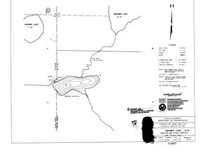 Contour map for West Branch Kettle River, Minnesota