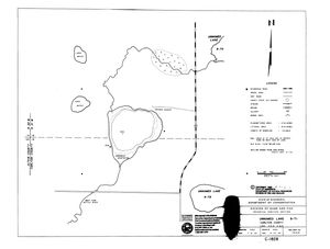 Contour map for West Branch Kettle River, Minnesota