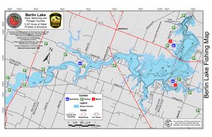 Contour map for Mahoning River, Ohio
