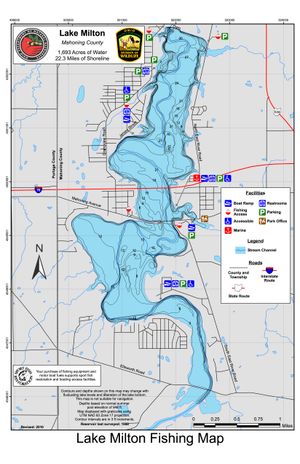 Contour map for Mahoning River, Ohio