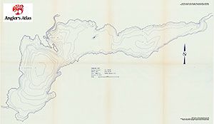 Contour map for Vermillion Lake, Ontario