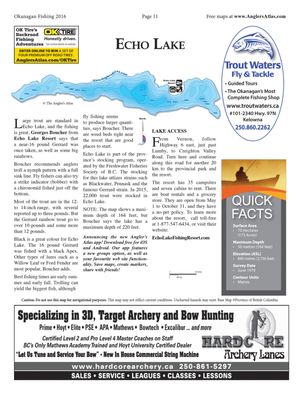 Article map for ECHO LAKE, British Columbia