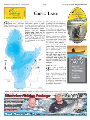Greig Lake, Saskatchewan | Angler's Atlas