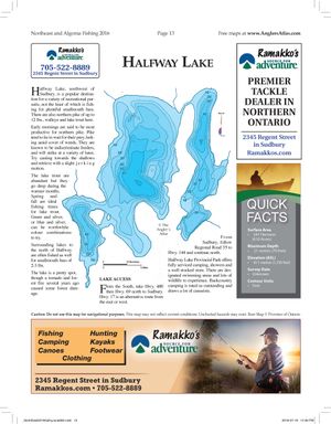 Shaded Contour map for Bailey Creek, Ontario
