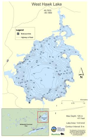 Lake Manitoba Depth Chart