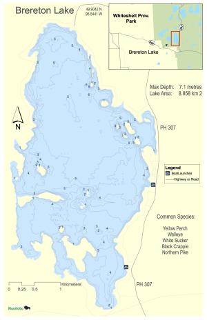 Lake Manitoba Depth Chart