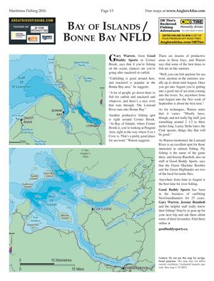 Bonne bay newfoundland map