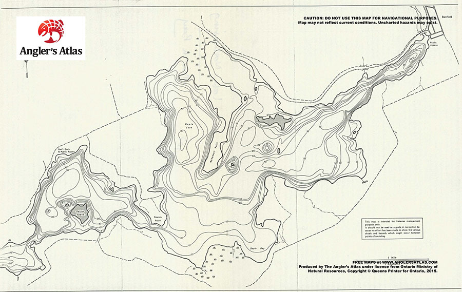 Lake Nosbonsing Depth Chart