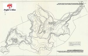Contour map for Lake Nosbonsing, Ontario