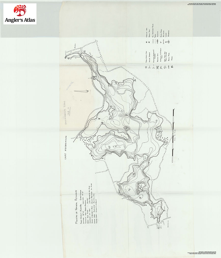 Lake Nosbonsing Depth Chart