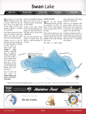 East Pit Lake Depth Chart