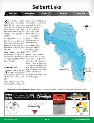 Shaded Contour map for SIEBERT LAKE, Alberta