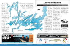 Shaded Contour map for Seine River, Ontario
