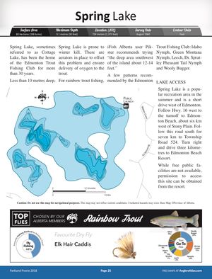 Shaded Contour map for SPRING LAKE, Alberta