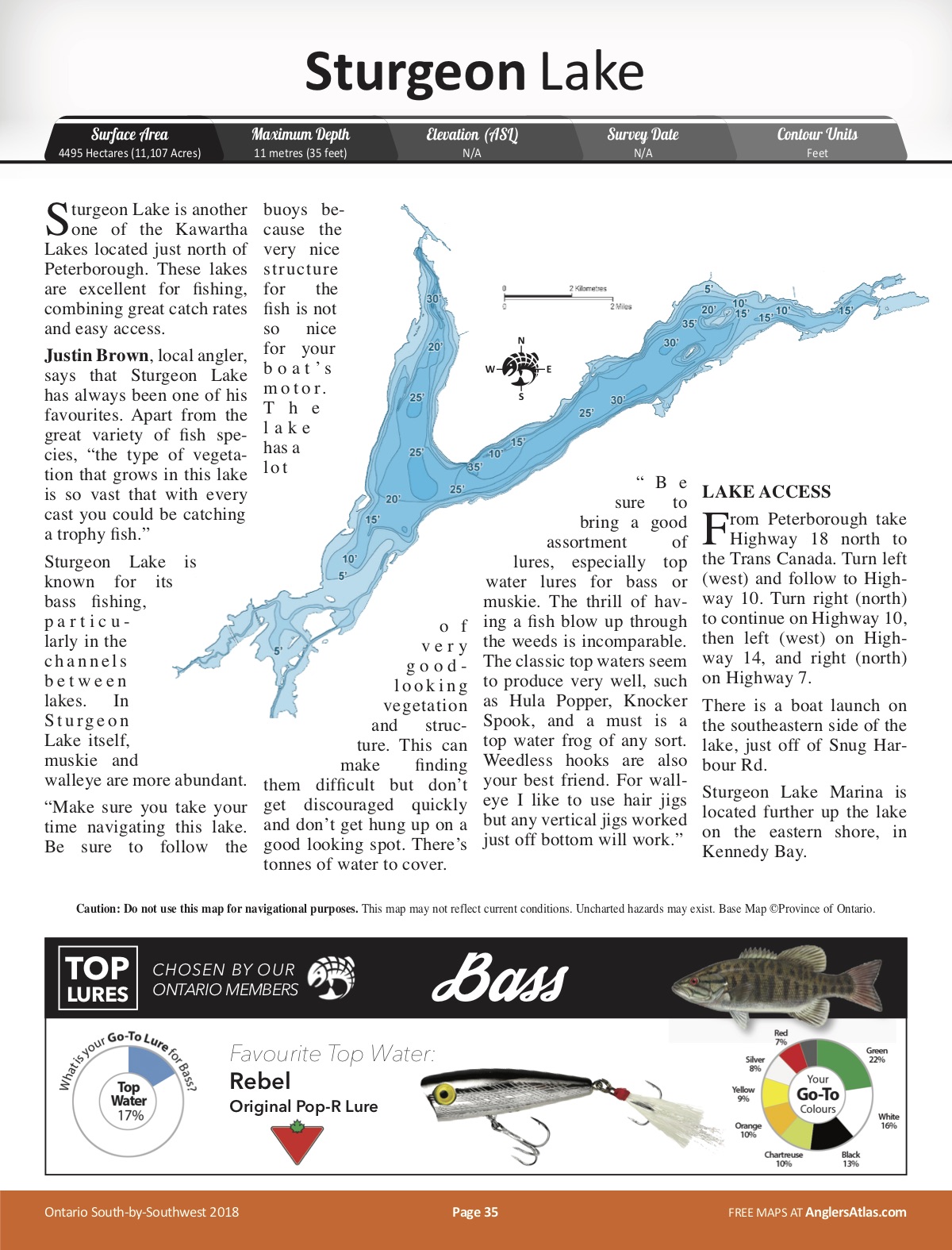 Lake Ontario Fish Species Chart