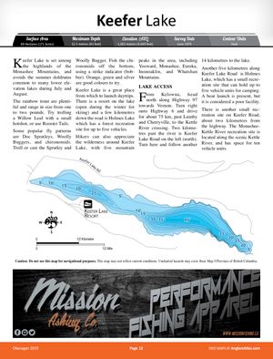 Shaded Contour map for Kettle River, British Columbia