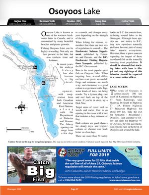 Osoyoos Lake British Columbia Angler S Atlas Osoyoos Lake British Columbia Angler S Atlas