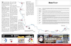 Bow River Float Map Bow River, Alberta | Angler's Atlas