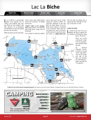 Map Of Lac La Biche Lac La Biche, Alberta | Angler's Atlas