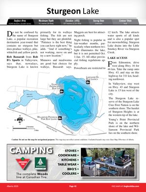 Sturgeon Lake Fishing Map Sturgeon Lake, Alberta | Angler's Atlas