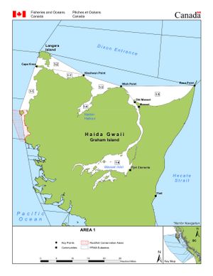 Management Area map for Hiellen River, British Columbia