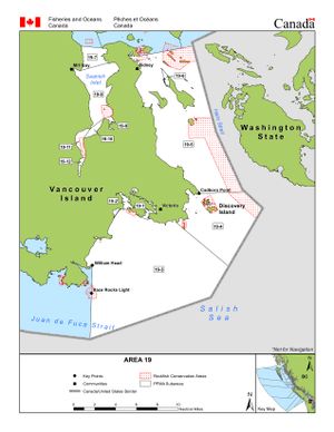 Management Area map for Shawnigan Creek, British Columbia