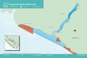 Management Area map for CALAMITY LAKE, British Columbia