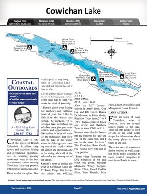 Cowichan River Fly Fishing Map Cowichan Lake, British Columbia | Angler's Atlas