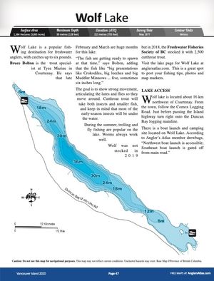 Wolf Lake British Columbia Angler S Atlas