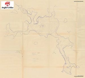 Contour map for Vermilion Lake, Ontario