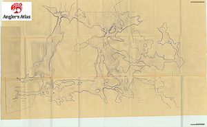 Contour map for Dogtooth Lake, Ontario