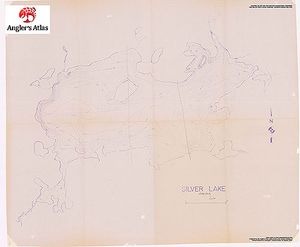 Contour map for Silver Lake, Ontario