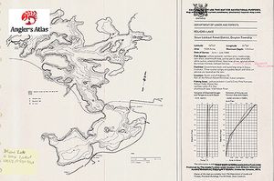 Contour map for Pelican Lake, Ontario