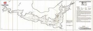 Contour map for English River, Ontario