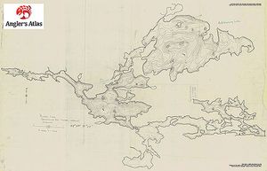 Contour map for Pickerel River, Ontario