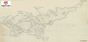 Contour map for Pickerel River, Ontario