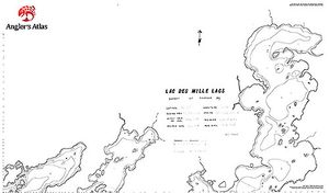 Contour map for Seine River, Ontario