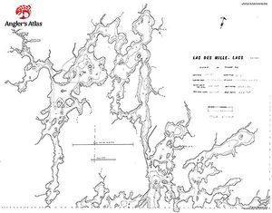 Contour map for Seine River, Ontario