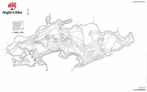 Contour map for Athelstane Lake, Ontario