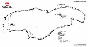 Contour map for Whitefish Lake, Ontario