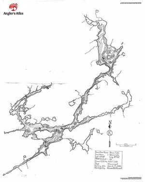 Contour map for Kopka River, Ontario