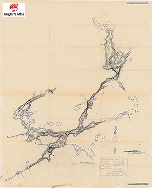 Contour map for Kopka River, Ontario
