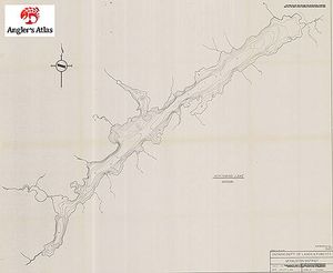 Contour map for North Wind Lake, Ontario