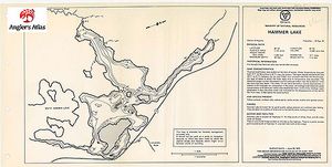 Contour map for Hammer Lake, Ontario