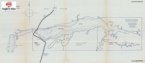 Contour map for Nagamisis Lake, Ontario