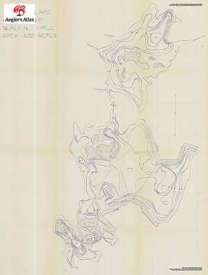 Contour map for Arnott Lake, Ontario