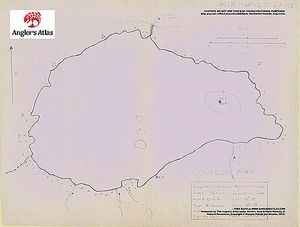 Contour map for Cranberry Lake, Ontario