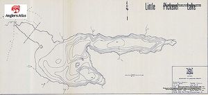 Contour map for Little Pickerel Lake, Ontario